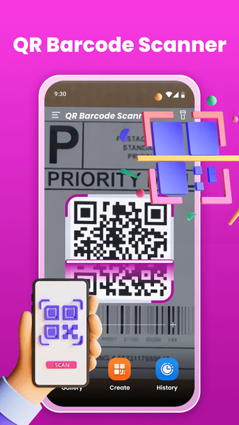 QR Barcode Scanner - عکس برنامه موبایلی اندروید