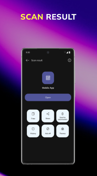 Qr code scanner app, reader - عکس برنامه موبایلی اندروید