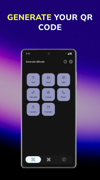 Qr code scanner app, reader - عکس برنامه موبایلی اندروید