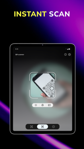 Qr code scanner app, reader - عکس برنامه موبایلی اندروید