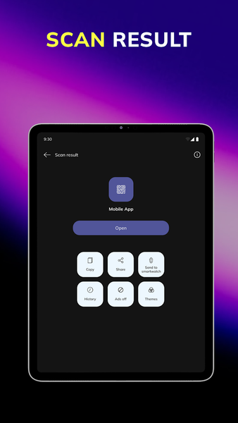 Qr code scanner app, reader - عکس برنامه موبایلی اندروید