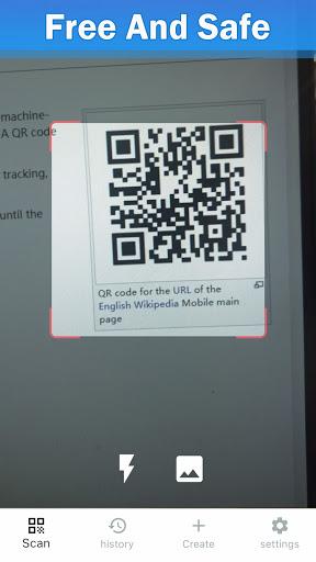 QR Code & Barcode Scanner- Free&Safe - عکس برنامه موبایلی اندروید