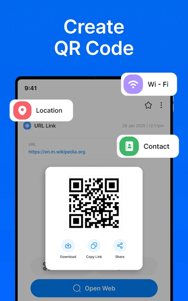 QR & Barcode Scanner, Launcher - عکس برنامه موبایلی اندروید