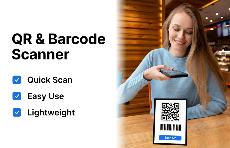 QR & Barcode Scanner, Launcher - عکس برنامه موبایلی اندروید