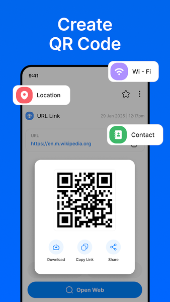 QR & Barcode Scanner, Launcher - عکس برنامه موبایلی اندروید