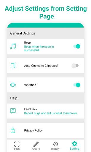 Advance QR Scanner & Generator - Image screenshot of android app