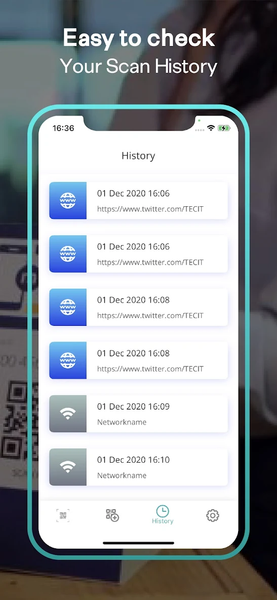 QR Code Reader - QR Scanner - عکس برنامه موبایلی اندروید