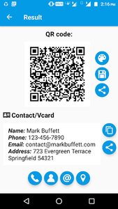 QR Code Reader - عکس برنامه موبایلی اندروید