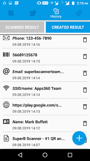 QR and Barcode Scanner - عکس برنامه موبایلی اندروید