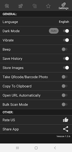 QR and Barcode Scanner PRO - عکس برنامه موبایلی اندروید