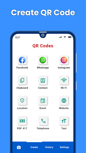 QR Code Maker & Scanner - عکس برنامه موبایلی اندروید