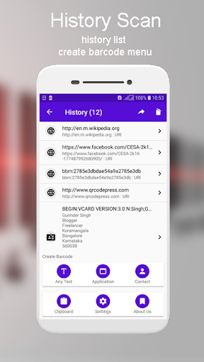 QR Code Reader – QR Generator - Image screenshot of android app