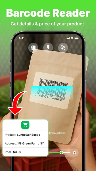 QR Code Scanner & Generator - عکس برنامه موبایلی اندروید