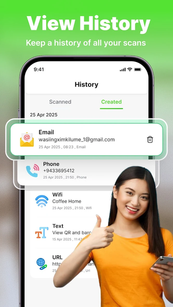 QR Code Scanner & Generator - عکس برنامه موبایلی اندروید