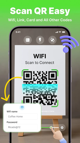 QR Code Scanner & Generator - عکس برنامه موبایلی اندروید