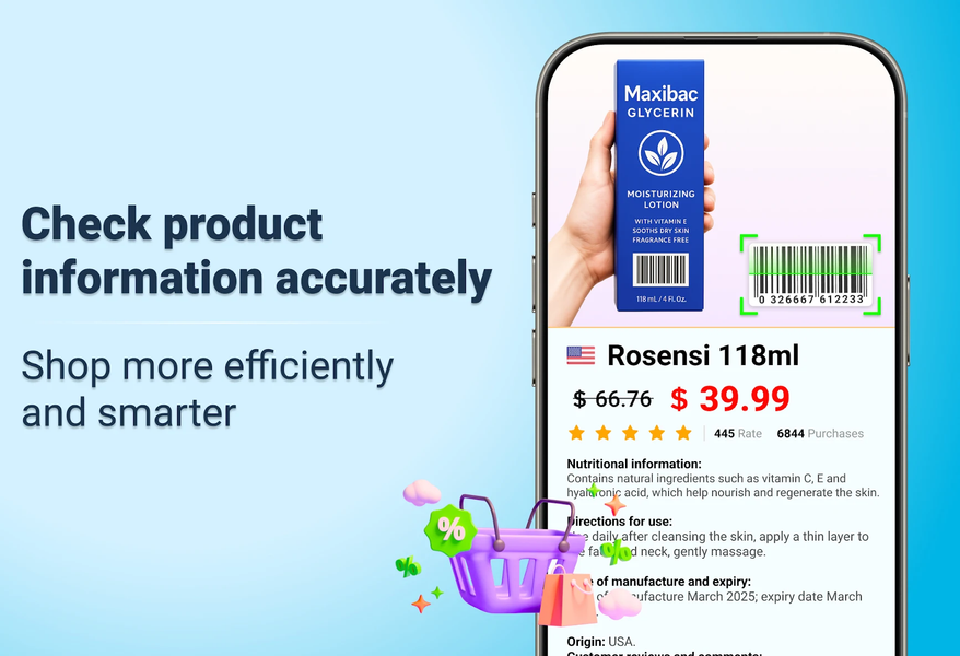 QR Code Scanner & Barcode - عکس برنامه موبایلی اندروید