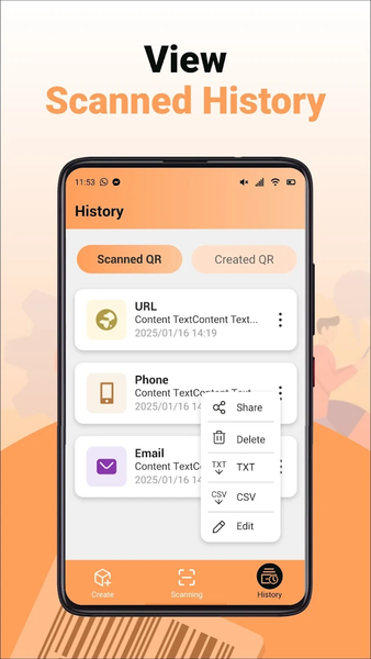 QR Code & Barcode Scanner - عکس برنامه موبایلی اندروید