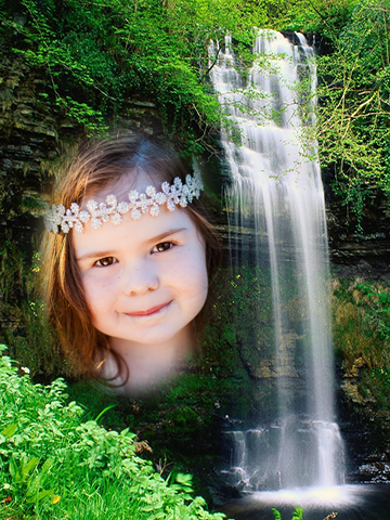 Waterfall Photo Frames - Image screenshot of android app
