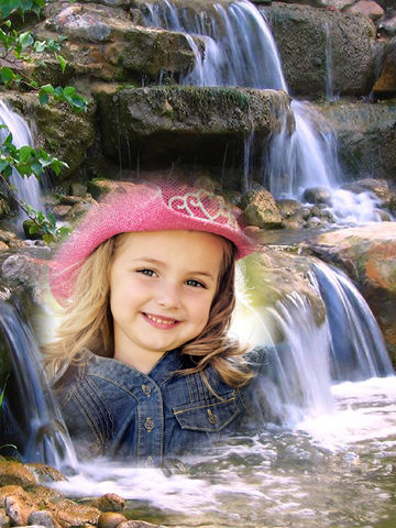 Waterfall Photo Frames - Image screenshot of android app