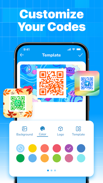 QR Code Maker and Scanner App - عکس برنامه موبایلی اندروید