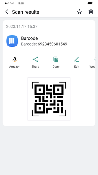 QR Scanner - Barcode Scanner - عکس برنامه موبایلی اندروید