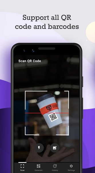 QR & Barcode Scan: Android App - عکس برنامه موبایلی اندروید