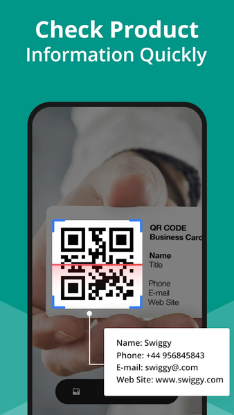 QR Code Scanner App: QR reader - عکس برنامه موبایلی اندروید