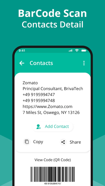 QR Code Scanner - Barcode Scan - Image screenshot of android app