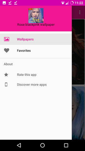 Rose Blackpink wallpaper - Image screenshot of android app