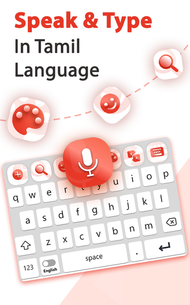 Tamil Voice Typing Keyboard - Image screenshot of android app