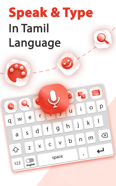 Tamil Voice Typing Keyboard - عکس برنامه موبایلی اندروید