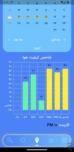 iran weather app - عکس برنامه موبایلی اندروید