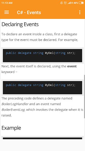 C# Tutorial - عکس برنامه موبایلی اندروید