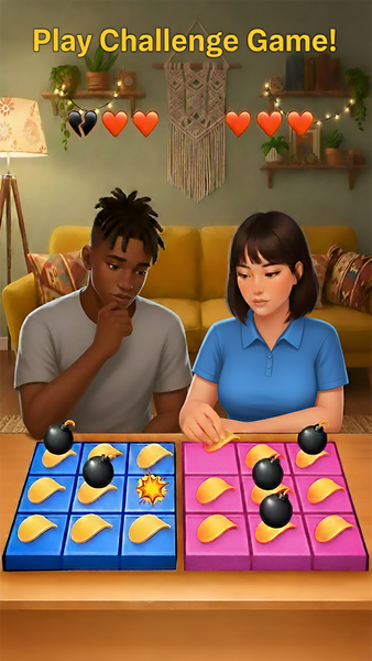 Bomb & Chip ۲-Player Challenge - عکس بازی موبایلی اندروید