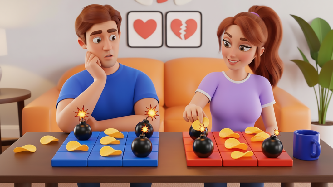 Bomb & Chip ۲-Player Challenge - عکس بازی موبایلی اندروید