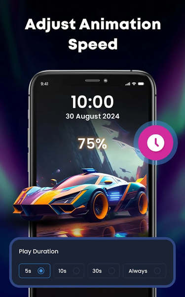 Battery Charging Theme ۴K - عکس برنامه موبایلی اندروید