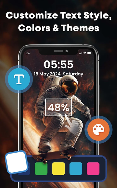 Battery Charging Theme ۴K - عکس برنامه موبایلی اندروید