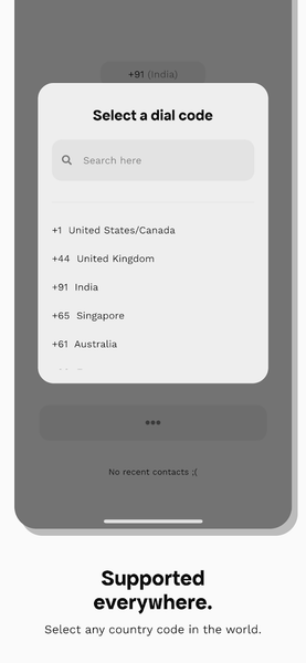 Tellurium: No Contact Message - Image screenshot of android app