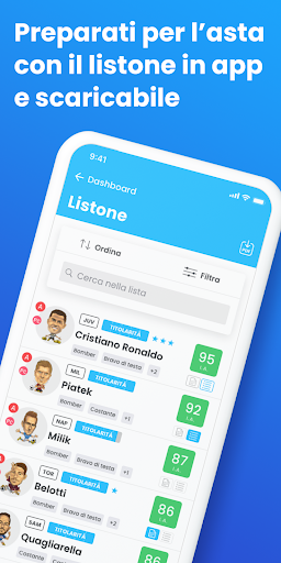 Fantacalcio ® Guida per l'asta - عکس برنامه موبایلی اندروید