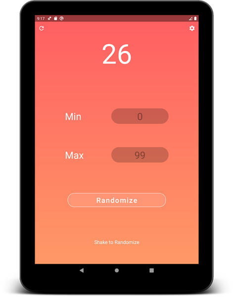 Beautiful Random Number - Image screenshot of android app
