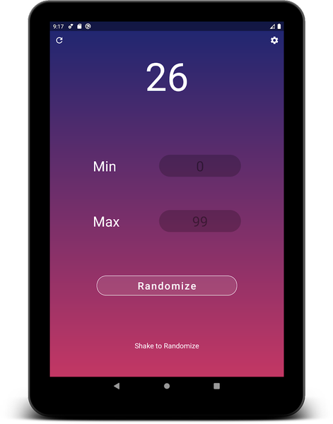 Beautiful Random Number - Image screenshot of android app