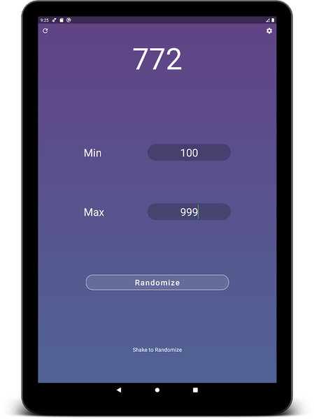 Beautiful Random Number - Image screenshot of android app