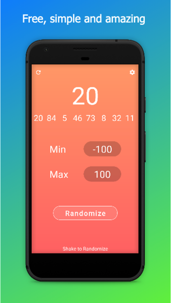 Beautiful Random Number - عکس برنامه موبایلی اندروید
