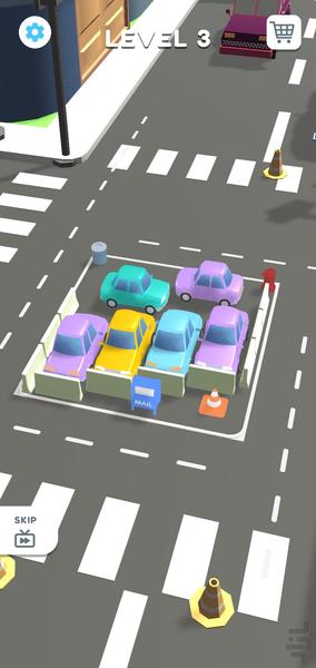 Clear Cars 3D - Gameplay image of android game
