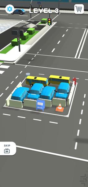 Clear Cars 3D - Gameplay image of android game