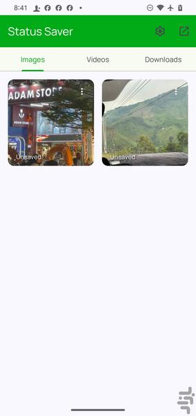 ذخیره کننده استتوس - Image screenshot of android app