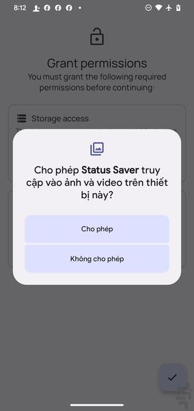 ذخیره کننده استتوس - Image screenshot of android app