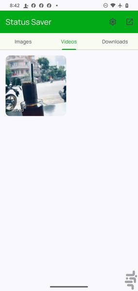 ذخیره کننده استتوس - Image screenshot of android app