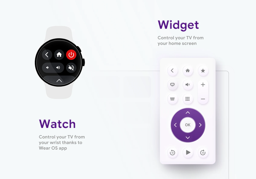 Roku Remote TV: Control & Cast - Image screenshot of android app