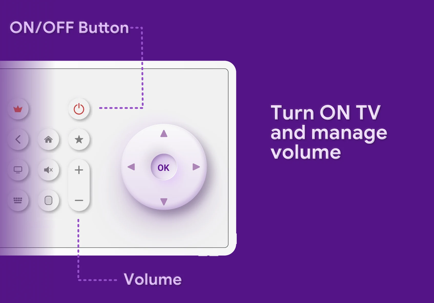 Roku Remote TV: Control & Cast - Image screenshot of android app